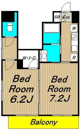 ロリエ笹塚の物件間取画像